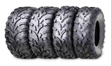WANDA Set of 4 New ATV/UTV Tires 25x10-12 Front & 25x11-12 Rear /6PR P373