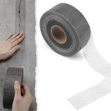 Innconee 250 ft x 2 Inch Cement Board Joint Tape Self Adhesive Durable Gray Fiberglass Mesh Drywall Mesh Repair Tape for Cement 