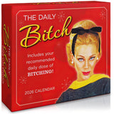 The B Word 2026 Daily Desk Calendar: Boxed Page-a-Day Humor Calendar with Day-to-Day Sassy Sayings, Sarcastic Quotes & Snarky Wi