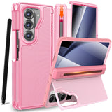 NINKI Stylus for Samsung Galaxy Z Fold 5 Case with Slim S Pen Holder and Hidden Kickstand, Hinge Screen Protector Phone Cover fo