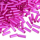 uxcell 1300Pcs Glass Bugle Beads, 6x1.7mm Tube Mini Loose Glass Seed Spacer Bead for DIY Earrings Necklaces Bracelets Jewelry Ma