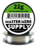 Nichrome 80100 22 Gauge Wire 100ft 0.65mm 0.025in Made in USA Master Wire Supply
