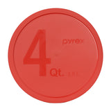 Pyrex - Red 4 Quart Storage Mixing Bowl Lid 326-PC