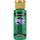 Deco Art Americana Acrylic Paint 2oz-Kelly Green - Opaque Fabric