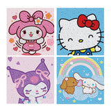 YSUNETER Diamond Painting Kits for Kids Beginner - 4 Pack DIY 5D Full Drill Diamond Art Kits for Children, Cute Animals Round Cr