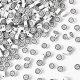 Augshy 300Pcs Volleyball Polymer Clay Beads 10mm Sport Clay Beads charms for Bracelets Necklaces Earrings and Crafts Supplies
