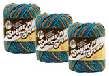 Bulk Buy: Lily Sugar n Cream 100% Cotton Yarn (3Pack) Ombres, Prints, Scents & Stripes (Capri #2747)