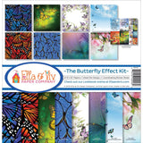 Ella & Viv by Reminisce EAV926 Ella & Viv The Butterfly Effect Scrapbook Collection Kit, 12x12 inches