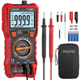Proster Digital Multimeter 6000 Count - TRMS Ohm Meter Multimeter, Voltimetro Digital, NCV DC AC Voltage Current Temperature Cap