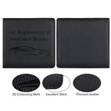 Cacturism Car Registration and Insurance Holder, Vehicle Glove Box Car Organizer Men Women Wallet Accessories Case for Cards, Es