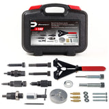 Powerbuilt Master AC Clutch Removal & Installation Tool Kit, Service Automotive AC Compressor Clutches, Holding Tool, Installer,