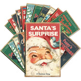 AnyDesign 40 Pack Retro Christmas Greeting Cards Vintage Xmas Cards with Envelopes Stickers Santa Claus Snowman Blank Note Cards