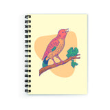 Plan To Gift Notebook A5 Plain Bird Love Notebook Wire Bound Spiral Printed Pages:160 (Size A5)