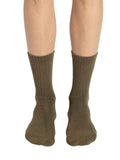 Jockey MenS Calf Length Sports Cotton Socks 7035_Olive_Free Size