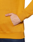 Adro Men'S Cotton Neck Hooded Sweatshirt (H20-M-Byo-Mu_Mustard_L)