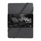 Anupam Wave Fan Folding Black Paper Accordion Book Matte Black Acid Free Paper 18 Pages 180 Gsm (A5)