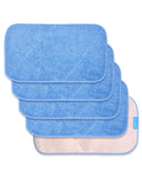 KEEPOW 5 Pack Reusable Microfiber Mop Pads Compatible with MR.SIGA Mop