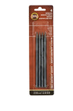 KohINoor Progresso Woodless Graphite 4Pencil Set, HB, 2B, 4B, 6B Degrees, 1 Pencil per Degree (FA8911.4BC) , Black