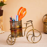 Dartistry Cycle Pen Holder/Antique Metal Pen holder/Pencil Holder