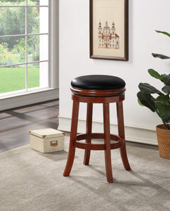 Boraam Backless Bar Height Stool, 29-Inch, Cherry