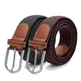 Zoro Woven Fabric Stretchable Belt For Men&Women (Pack Of 2)
