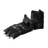 JFIT Ankle Weight Pair 8.0 LBS, Set of 2 with Adjustable hook and loop Straps - Breathable, Moisture Absorbent Weight Straps for