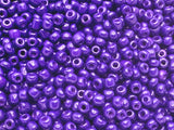 Czech Glass Seed Beads Crystal Clear Size:6/0 40 gr / 1.4 oz (Purple Opaque)