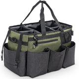 IBVIVIC Wearable Cleaning Caddy Bag for Cleaning Supplies,Large Capacity Cleaning Organizer Green