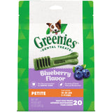 Greenies Petite Dental Dog Treats, Blueberry Flavor, 12 oz. Pack (20 Treats)