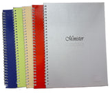 Worison 5Pc Spiral Ruled Notebook No 8, 40 Pages 25 X18 Cms Note Book Ideal For Writing, Gifting (Multicolor)
