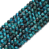 8mm Blue Tiger-Eye Natural Stone Beads Round Loose Beads for Jewelry Making Yochus DIY Beads Bracelet Necklace