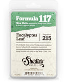 Shortie's Candle Company Eucalyptus Leaf Wax Melts - Formula 117-1 Highly Scented 3 Oz. Bar - Made with Essential & Natural Oils