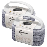 CALPALMY (6-Pack) Professional Sealer Applicator Pad with Handle, Non-Scratch Scrubbing Pads Perfect for Cleaning to All Natural