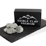 HITT Premium Uzbek Blue Edible Clay - Salty Crunchy Dirt Chunks for Eating, PICA Cravings and ASMR Food Content Creators - Handp