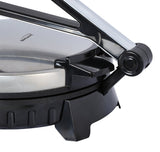 Brentwood Electric Tortilla Maker Non-Stick, 10-Inch, Brushed Stainless Steel/Black