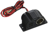 Wilson 12V Power Outlet Adapter 30512V2Usb Car 12-Volt Socket Splitter With 10Amp Fused Power Cord 2 Usb Ports With 3.4Amp Easy