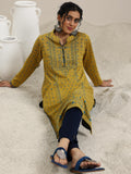 Libas Women'S Wool Regular Kurta (58147W_Mustard Mustard Xl