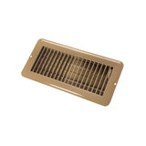 JR Products 02-29015 Dampered Floor Register - 4 x 10, Brown
