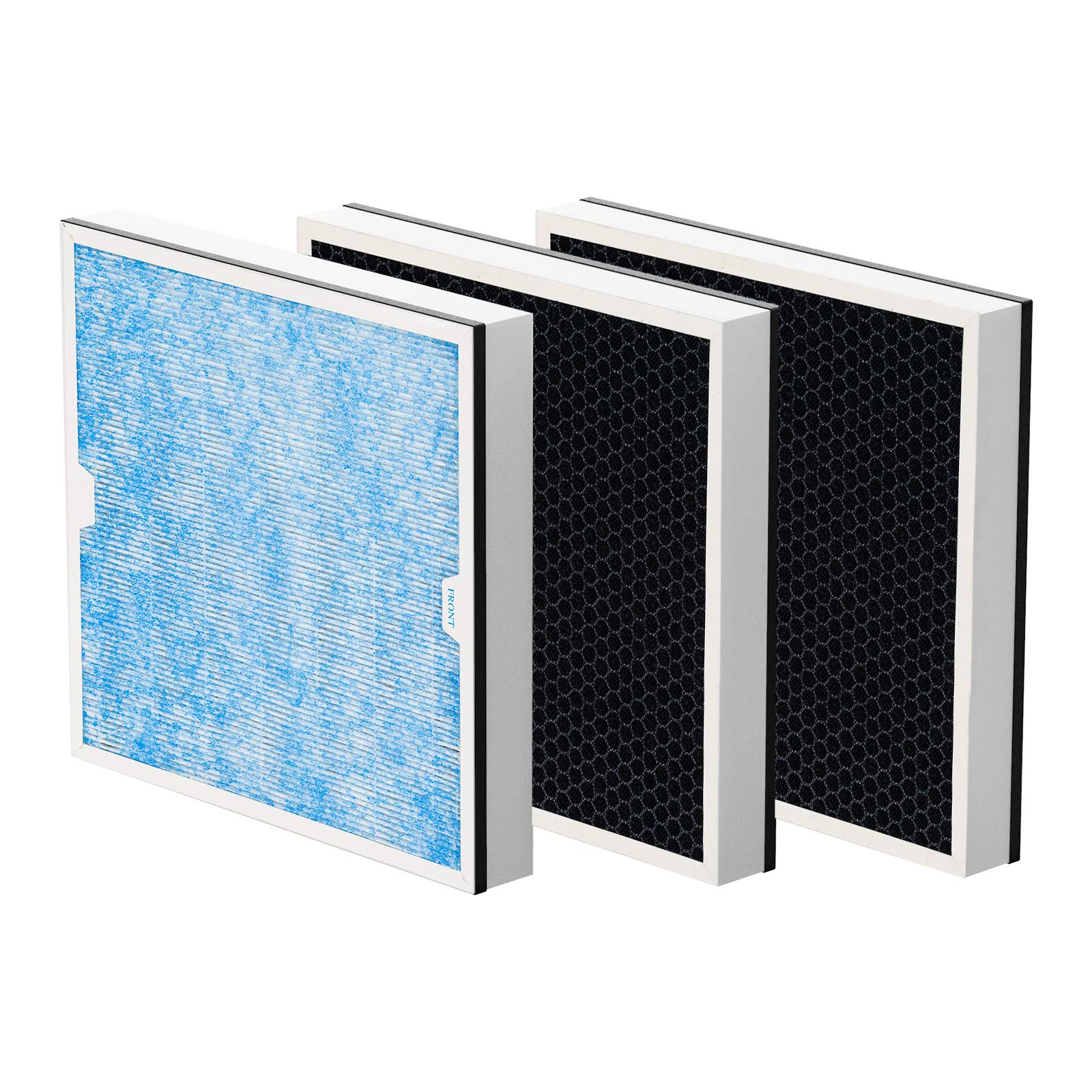 Alorair 3 Pack 2-In-1 /Hepa/Activated Carbon Filter Replacement Set For Pureairo Hepa Pro/Max Air Scrubber(Available For 770, 87