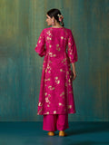 Gosriki Women'S Rayon Viscose Anarkali Printed Kurta With Palazzo (Anshika Rani-Gs_4Xl_Pink_Xxxx-Large),Pink,4,B0DZ2VGHTS