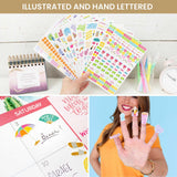 bloom daily planners Planner Sticker Value Pack (13 Unique Sheets / 1,000+ Aesthetic Stickers) - New Variety Assortment Bundle f