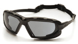 Pyramex Safety SBG5020DT Highlander XP Eyewear, BlackGray Frame/Gray AntiFog Lens