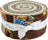 Friends of Smokey Bear Rolie Polie 40 2.5-inch Strips Jelly Roll Riley Blake Designs RP-16500-40