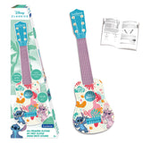 Lexibook, Disney Stitch, My First Guitar for Children, 6 Nylon Strings, 53 cm / 21, Guide Included, Blue, K200D