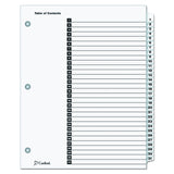 Cardinal 60113 Traditional OneStep Index System, 31Tab, 131, Letter, White (Set of 31)