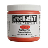 Golden SoFlat Acrylics, Naphthol Pink (16 fl. oz./ 473 ml Jar)