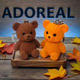 Adoreal Premium Teddy Bear Couple Keychain And Keyring ValentineS Day Edition Pack Of 1 Pair Only Any Random Pair