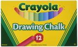 Crayola NonToxic Chalkboard Chalk (510403), Assorted