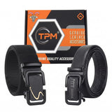 Tpm MenS Stylish Belt Combo Pack Of 2 | Heavy Duty Woven Belt | Automatic Metal Buckle Casual Belt For Men. Has28