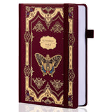TIEFOSSI Butterfly Journals for Women Men, College Ruled Journals for Writing, Lay Flat Notebook,320 Numbered Pages A5 Journalin